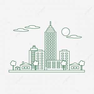 vẽ thành phố đơn giản