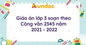 giáo án lớp 3 theo công văn 2345