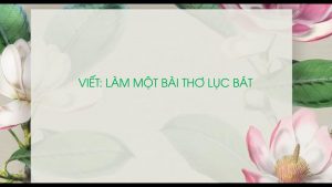 thơ lục bát lớp 6